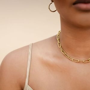 Lola Ade E-Clips Gold Chain Necklace